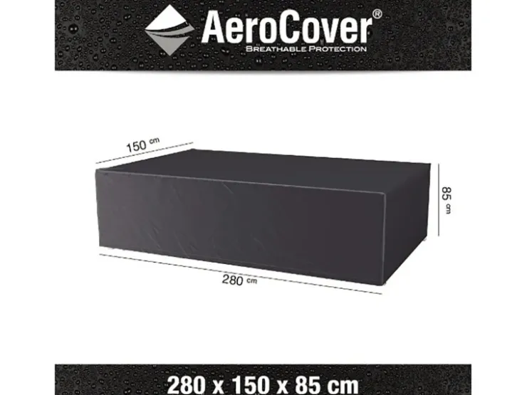 Aerocover Atmungsaktive Schutzhülle für Sitzgruppen 280x150x85 cm* Stühle