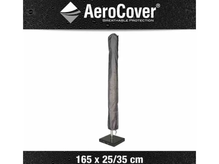 Aerocover Schutzhülle für Markt-/ Mittelstockschirme 165cm x 25/35cm Anthrazit* Leitern