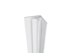 AICA 210cm Eckprofil mit Kantenprofil Aluminium Profil für 3mm Aluverbundplatte Matt Weiß* Stühle