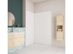 AICA 210cm Eckprofil mit Kantenprofil Aluminium Profil für 3mm Aluverbundplatte Matt Weiß* Stühle