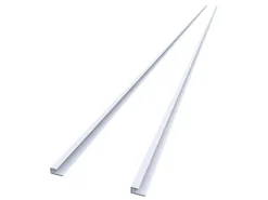 AICA 210cm Kantenprofil Aluminium Profil für 3mm Aluverbundplatte Matt Weiß* Regal Weiß