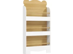 AIYAPLAY Bücherregal für Kinder Kinderregal mit 3 Ablagen aus Holz* Regal Weiß