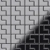 ALLOY Mosaik Fliese Massiv Metall Edelstahl Hochglänzend Grau 1,6mm Stark Kink-s-s-m 1 Paket mit 10 Matten 0,93 m2 Grau* Mosaik