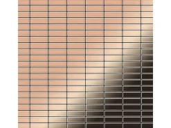 ALLOY Mosaik Fliese Massiv Metall Kupfer Gewalzt Kupfer 1,6mm Stark Cabin-cm 1 Paket mit 10 Matten 1,01 m2 Kupfer* Mosaik