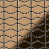 ALLOY Mosaik Fliese Massiv Metall Titan Hochglanz Kupfer 1,6mm Kismet & Karma-ti-am 1 Paket mit 10 Matten 0,86 m2 Kupfer* Mosaik