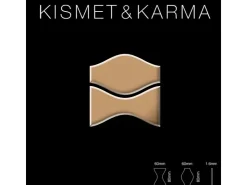 ALLOY Mosaik Fliese Massiv Metall Titan Hochglanz Kupfer 1,6mm Kismet & Karma-ti-am 1 Paket mit 10 Matten 0,86 m2 Kupfer* Mosaik