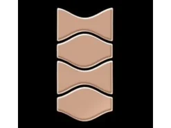 ALLOY Mosaik Fliese Massiv Metall Titan Hochglanz Kupfer 1,6mm Kismet & Karma-ti-am 1 Paket mit 10 Matten 0,86 m2 Kupfer* Mosaik