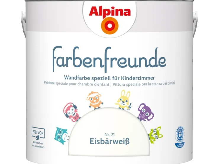 Alpina Farbenfreunde seidenmatt 2,5 Liter* Innenfarben