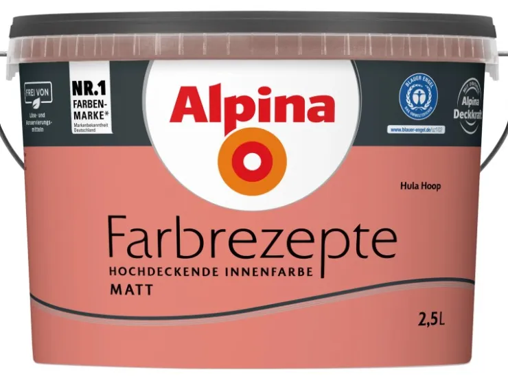 Alpina Farbrezepte Hula Hoop matt 2,5 Liter