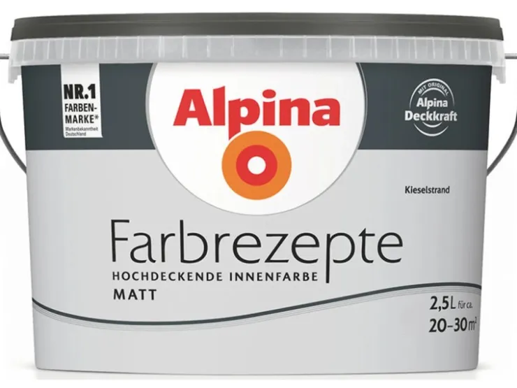 Alpina Farbrezepte matt 2,5 Liter* Innenfarben
