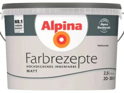 Alpina Farbrezepte matt 2,5 Liter* Innenfarben