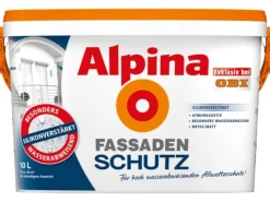 Alpina Fassadenschutz Weiß matt 10 Liter