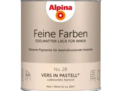 Alpina Feine Farben Lack No. 28 Vers in Pastell®Apricot edelmatt 750 ml* Buntlacke|Grundierung