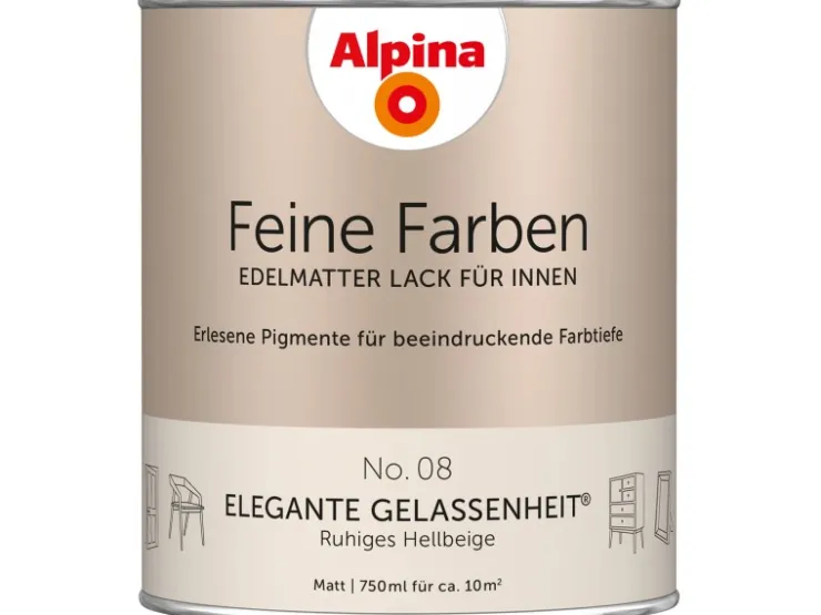 Alpina Feine Farben Lack No. 08 Elegante Gelassenheit® edelmatt 750 ml