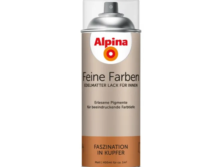 Alpina Feine Farben Sprühlack Faszination in Kupfer 400 ml* Sprühlacke