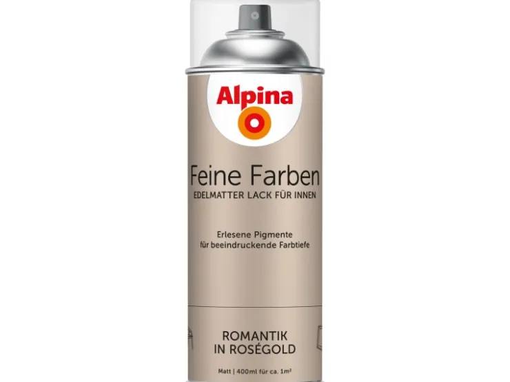 Alpina Feine Farben Sprühlack Romantik in Roségold 400 ml