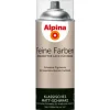 Alpina Feine Farben Sprühlack Klassisches Matt-Schwarz edelmatt 400 ml