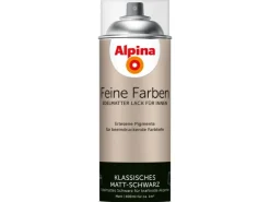 Alpina Feine Farben Sprühlack Klassisches Matt-Schwarz edelmatt 400 ml