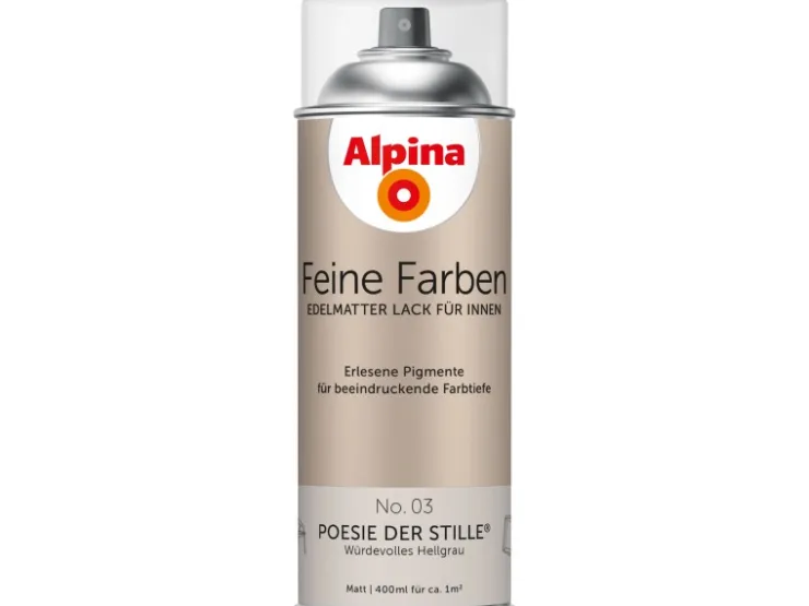 Alpina Feine Farben Sprühlack No. 03 Poesie der Stille® edelmatt 400 ml* Sprühlacke