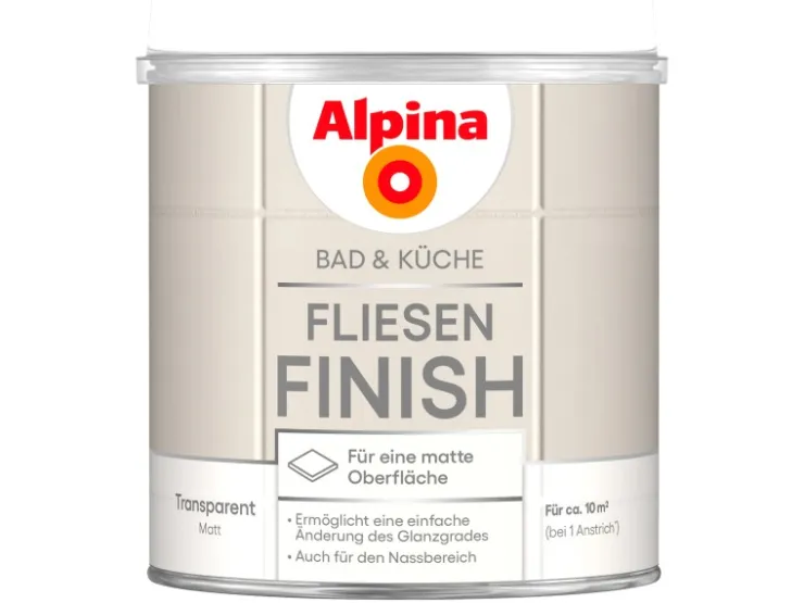 Alpina Fliesen-Finish Bad & Küche 2 Komponenten 750 ml