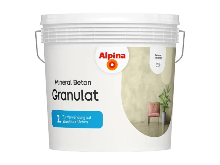 Alpina Granulat Mineral Beton 6 kg* Kreativfarben