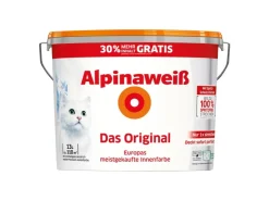 Alpina Innenfarbe weiß Das Original Weiß 13 l* Weißlacke