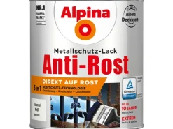 Alpina Metallschutz-Lack Anti-Rost glänzend 750 ml* Speziallacke|Weißlacke