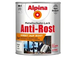 Alpina Metallschutz-Lack Anti-Rost glänzend 750 ml* Speziallacke|Weißlacke