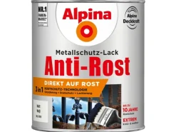 Alpina Metallschutz-Lack Anti-Rost matt 750 ml* Speziallacke|Weißlacke