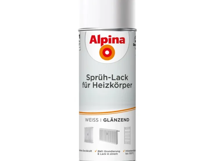 Alpina Sprüh-Lack für Heizkörper 400 ml glänzend