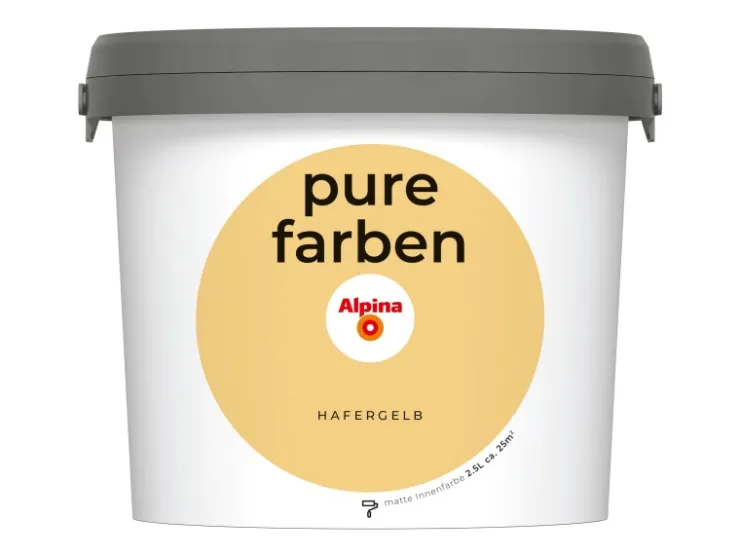 Alpina Wandfarbe Pure Farben 2,5 l* Innenfarben