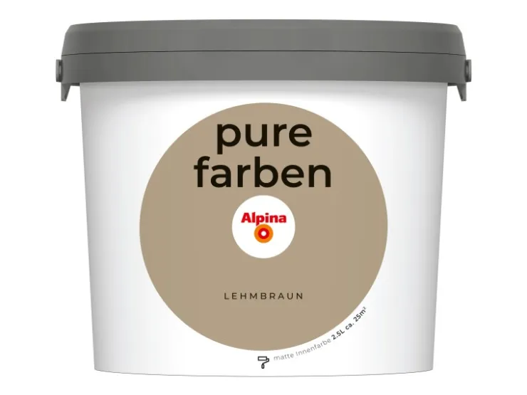 Alpina Wandfarbe Pure Farben 2,5 l* Innenfarben