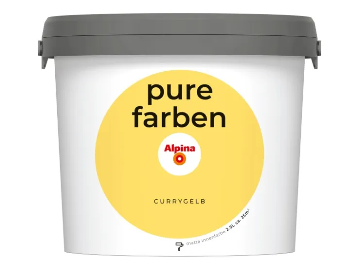 Alpina Wandfarbe Pure Farben 2,5 l* Innenfarben