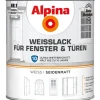 Alpina Weißlack für Fenster & Türen seidenmatt 2 Liter