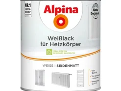 Alpina Weißlack für Heizkörper seidenmatt 2 Liter