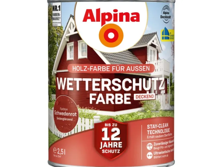Alpina Wetterschutzfarbe 2,5 l