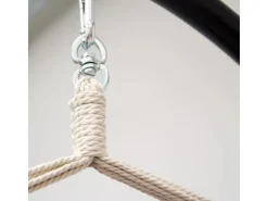 AMANKA Hängesessel bis 150 kg Belastbar 185x 130 cm Limetten-* Sessel