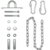 AMANKA Hängesessel Kette mit Deckenhaken 100 cm Aufhängung mit 2 Karabiner bis 230 kg* Sessel