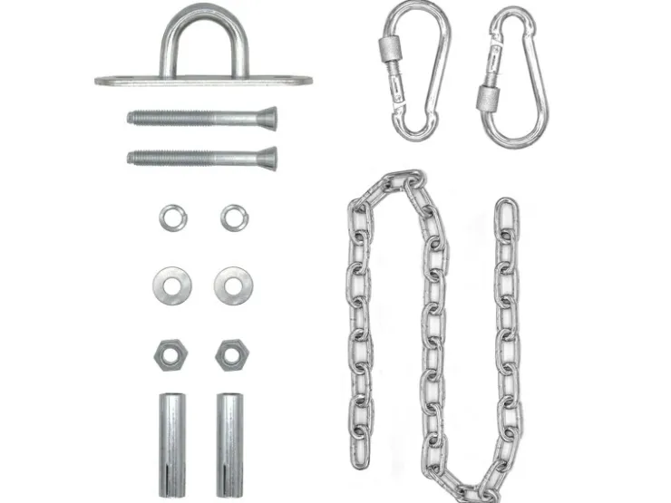 AMANKA Hängesessel Kette mit Deckenhaken 100 cm Aufhängung mit 2 Karabiner bis 230 kg* Sessel