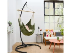 AMANKA XL-Hängesessel bis 100 kg Belastbar 155 x 125 cm Moos