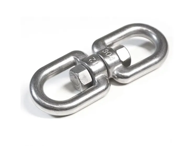 AMANKA XL-Hängesessel Drehwirbel 10 x 125 mm bis 420 kg Silber