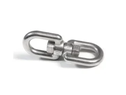 AMANKA XL-Hängesessel Drehwirbel 10 x 125 mm bis 420 kg Silber