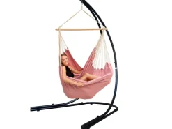 AMANKA XXL-Hängesessel farben mit Gestell 140 x 160 x 210 cm* Sessel