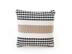 Andiamo Kissen Malena D380 Schwarz-Weiß-Beige 40 cm x 40 cm* Kissenbezüge