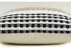 Andiamo Kissen Malena D380 Schwarz-Weiß-Beige 40 cm x 40 cm* Kissenbezüge