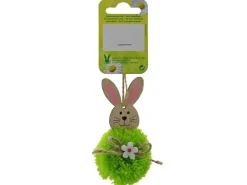 Anhänger Hase 4,5 cm x 4,5 cm x 9 cm Grün* Ostern