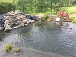 Aquagart Teichfolie PVC 12m x 6m 0,5mm Schwarz Folie für den Gartenteich* Zimmerbrunnen