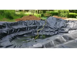 Aquagart Teichfolie PVC 12m x 6m 0,5mm Schwarz Folie für den Gartenteich* Zimmerbrunnen