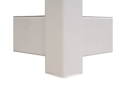 AR Shelving Eckregal Rivet D-Carbon Style 150 x 70 x 40 cm Grauweiß FSC®