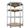 AR Shelving Eck-Schwerlast-Steckregal Rivet Corner 180 cm x 90 cm x 90 cm x 45 c